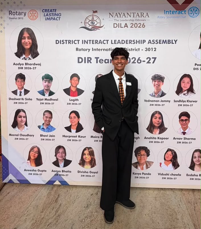 Vednaman Jammy Installed as Zonal Interact Representative 2026- 27